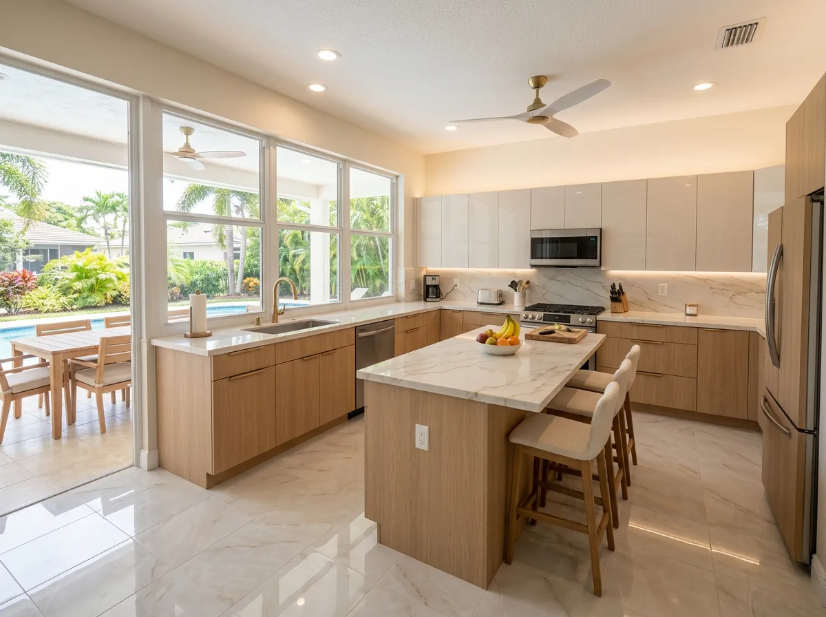 Coastal-Style Kitchen Remodel after