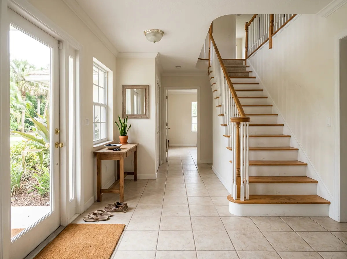Entryway Upgrade before