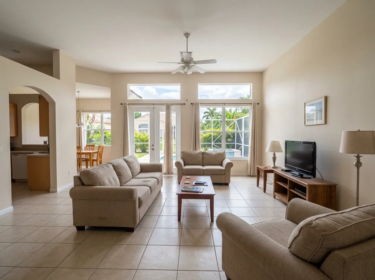 Living Room Makeover before